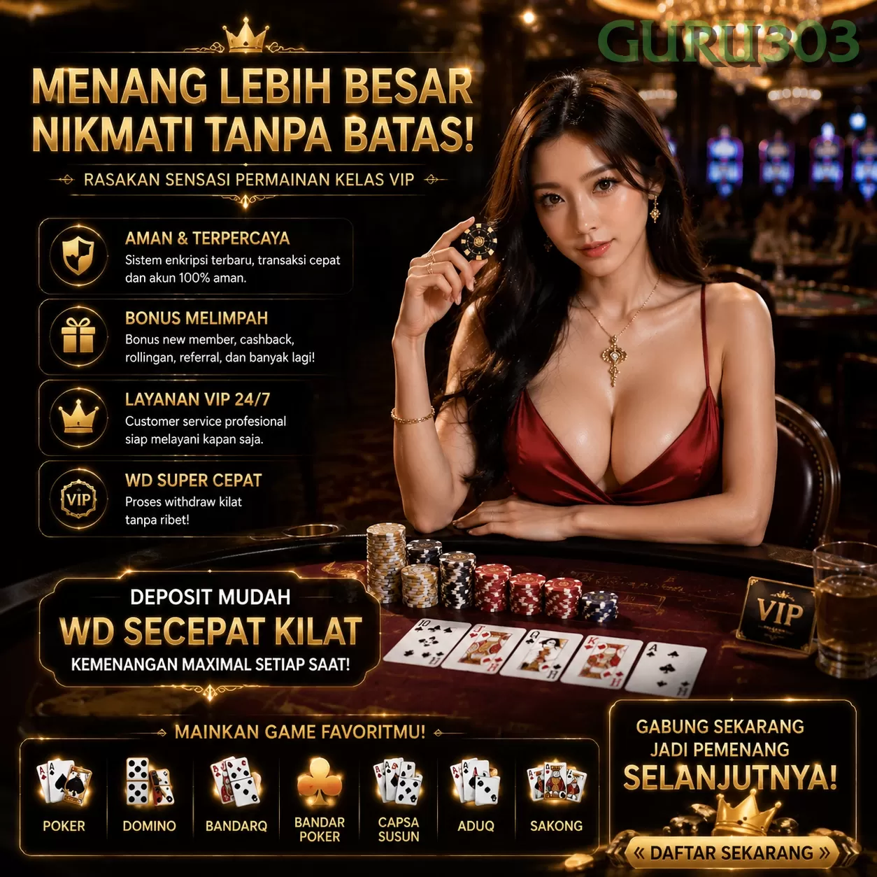 Login guru303 Sekarang Bonus Melimpah